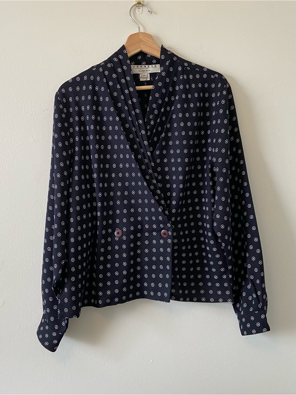 Vintage 90s Polka Dot Blouse